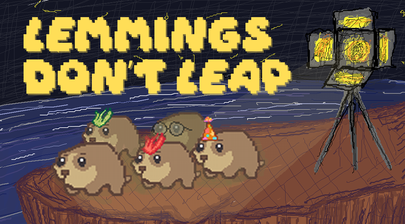 Cover Art for Lemmings Don't Leap 2025
